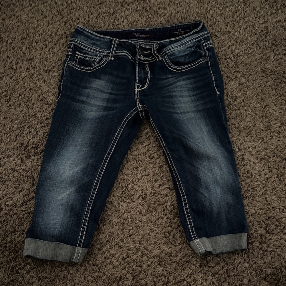 Vigoss Dark Wash Cropped Jeans